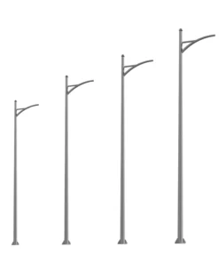 Galvanised Solar Poles