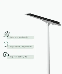 Alternative view of All-in-One Solar Street Light Flat Light