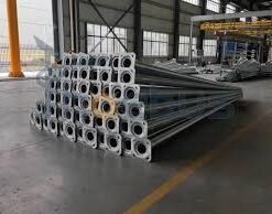 Alternative view of Round Steel Poles